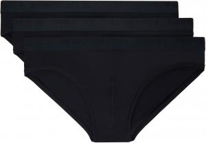 Комплект из трех пар черных трусов-стретчей KIM SKIMS