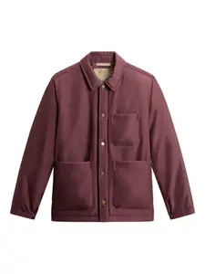 Куртка с накладным карманом WOOLRICH, фиолетовый