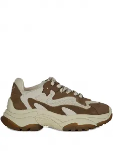 Кроссовки на платформе со шнуровкой Ash, коричневый