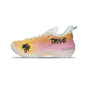 LINING Лининг поддерживающие и эластичные низкие баскетбольные кроссовки мужские оранжевые, цвет Orange