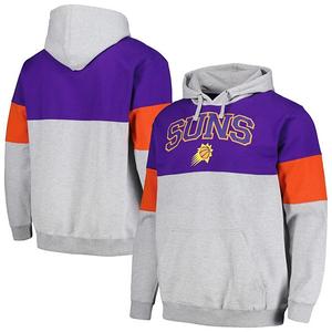 Толстовка с капюшоном мужская Fanatics Branded Purple Phoenix Suns Contrast Pieced Unbranded