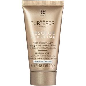 René Furterer Absolue Kératine Ultimate Repairing Mask для поврежденных и чрезмерно обработанных волос 30 мл — для тонких и средних волос Rene Furterer