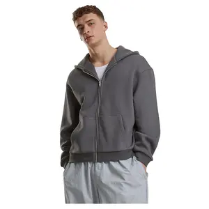 Толстовка Urban Classics Fluffy full zip, серый