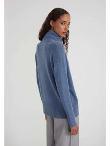 Style Republic Водолазка оверсайз синего меланжевого цвета