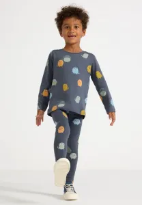 Милые леггинсы-брюки с монстрами Lindex, Dark Grey