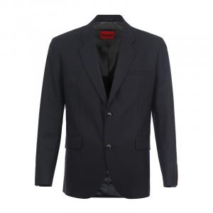 HUGO BOSS Мужской пиджак для делового костюма темно-синий, Dark Blue