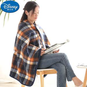 Disney Плед-накидка 100х140 см, британская клетка, с пуговицами и ремнем