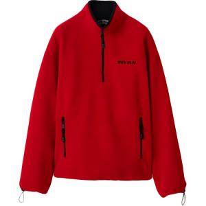 MIU MIU Толстовка SS25 женская красная