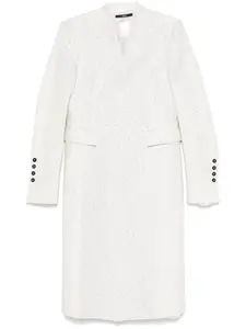 Пальто с пайетками SAPIO, белый