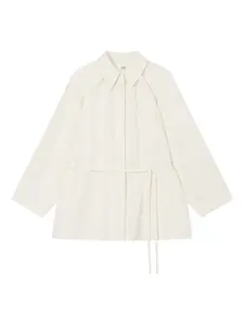 Рубашка с поясом Studio Tomboy, белый