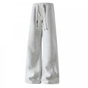 Повседневные брюки унисекс утепленные с флисовой подкладкой X1617, heather серый[regular]