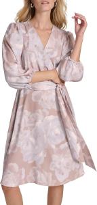 Женское платье-трапеция Calvin Klein с принтом, Oyster Multi