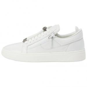 Кроссовки GZ94 с двумя молниями, низкие Giuseppe Zanotti, белый