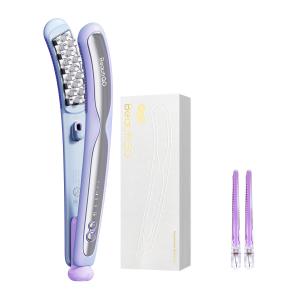 Плойка для завивки волос Negative Ion Natural Volume Fitting Head Shape HS204A Beautigo, фиолетовый