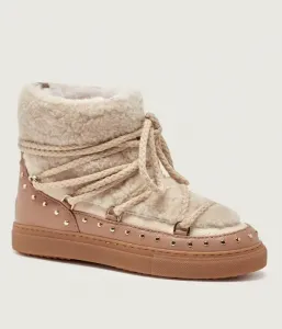 Снежные ботинки CURLY ROCK Inuikii, бежевый