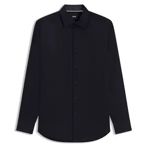 Рубашка с длинным рукавом BOSS Hank Kent 214 10245425 12, синий