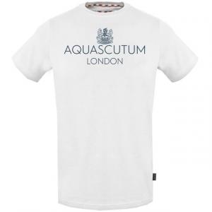 Футболка с ярким логотипом London It Aquascutum, белый
