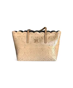 Перфорированная сумка Ermanno Scervino, бежевый