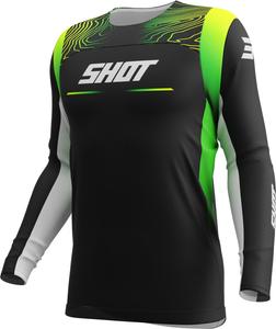 Детская мотокроссовая майка Shot contact apex, Yellow