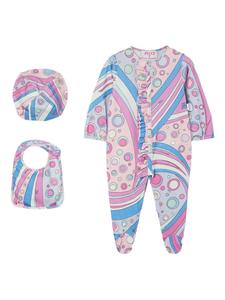 Пижамный комплект с принтом Фонтане PUCCI Junior, розовый