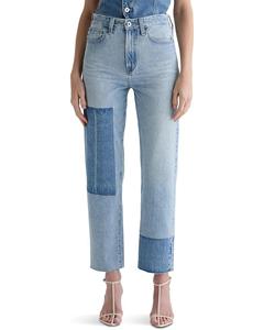 Джинсы AG Jeans Brinley Mid-Rise Straight in Carpinteria, цвет Carpinteria