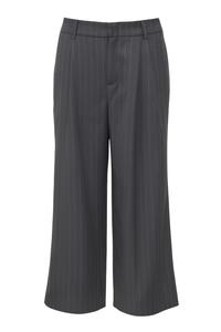 Широкие брюки со складками спереди studioselect Zelda, Mottled Grey