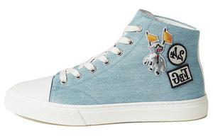 HERMES Кроссовки для скейтбординга Illico High Top, женские, светло-голубые