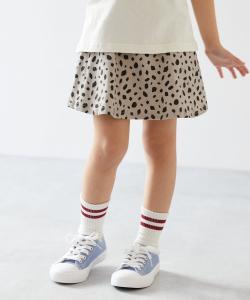 Юбки длиной 1/4 с принтом по всей поверхности. Юбки длиной 1/4. 25SS Devirock, цвет 001-Spotted-Greige