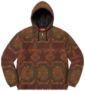 Куртка Supreme Woven Hooded Jacket 'Rust', оранжевый