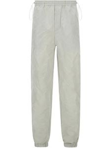 Спортивные брюки с жатым эффектом Ferragamo, серый