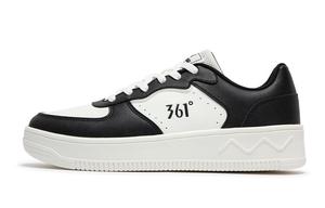 Кроссовки 361° Air Force One Skateboarding Shoes Men Low-top White/Black, белый/черный