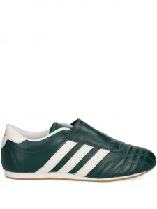 Слипоны Taekwondo с полосками Adidas, зеленый