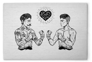 Картина на холсте A.S. Création Iconic 1, черно-белый