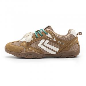 Feiyue Износостойкие, дышащие, легкие, повседневные туфли с низким верхом, женские, светло-коричневые