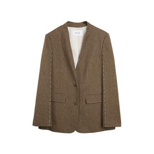 ELLE Деловой костюм женский темно-коричневый Moderate