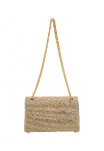 Клатч faina, золотой
