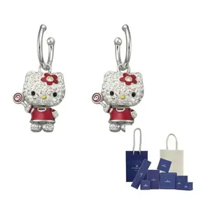 Swarovski Серебряные серьги с кристаллами Women's Silver