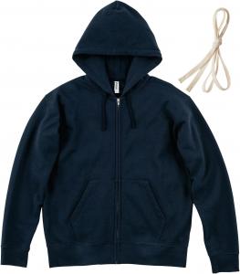 Мужская толстовка на молнии Glimmer 00348-AFZ с флисовой подкладкой, 10,0 унций, темно-синий
