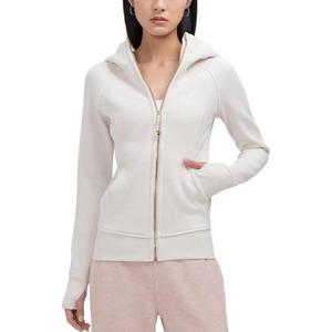 Куртка Scuba Series женская Lululemon, светлая слоновая кость/золото