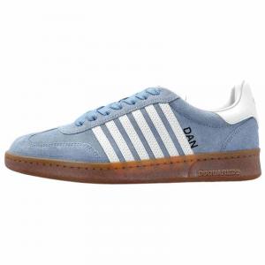 Dsquared2 полосатые низкие кеды женские DSQUARED 2, голубой