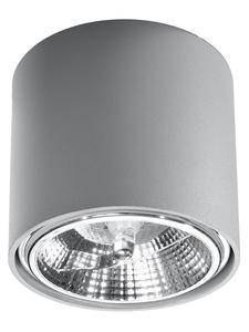 Потолочный светильник LUIGI серого цвета (Д) 12 см (Ш) 12 см (В) 11 см Nice Lamps