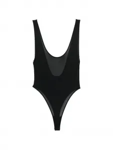 Полупрозрачное боди-майка Wardrobe.Nyc, черный