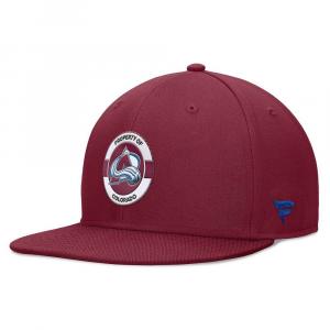 Мужская кепка Snapback Fanatics бордового цвета Colorado Avalanche Authentic Pro Training Camp Fanatics Brands - White Label, цвет Ava Med Re