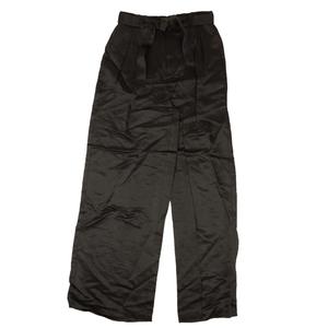 Брюки с высокой талией и поясом для церемонии открытия - черные Opening Ceremony