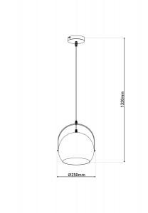 КОЛОРАДО подвесной светильник с E27 Näve Leuchten, синий