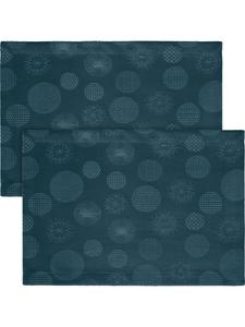Erwin Müller Жаккардовый набор салфеток из смесовой хлопковой ткани, 2 шт , цвет Calvia, бензиновый