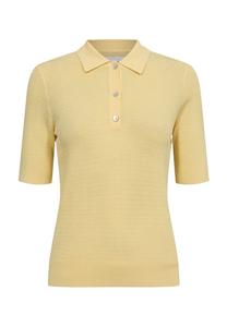 Рубашка поло "реснички" структурированная Nümph, золотой