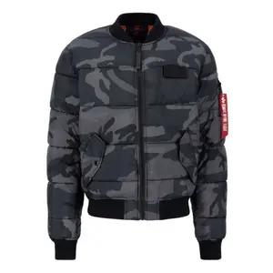 Куртка Alpha Industries Ma-1 Camo bomber, серый