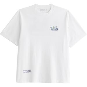 Футболка мужская Abercrombie＆Fitch, белый