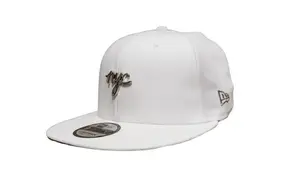 New Era Хлопковая бейсболка унисекс белая, White